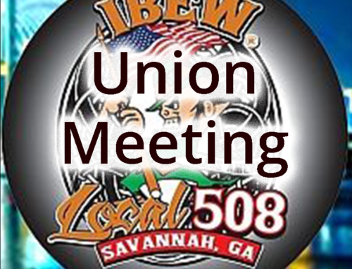 Union Meeting Thursday August 22, 2024 7pm